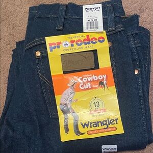 Wrangler Original Cowboy Cut Jeans in Dark Blue